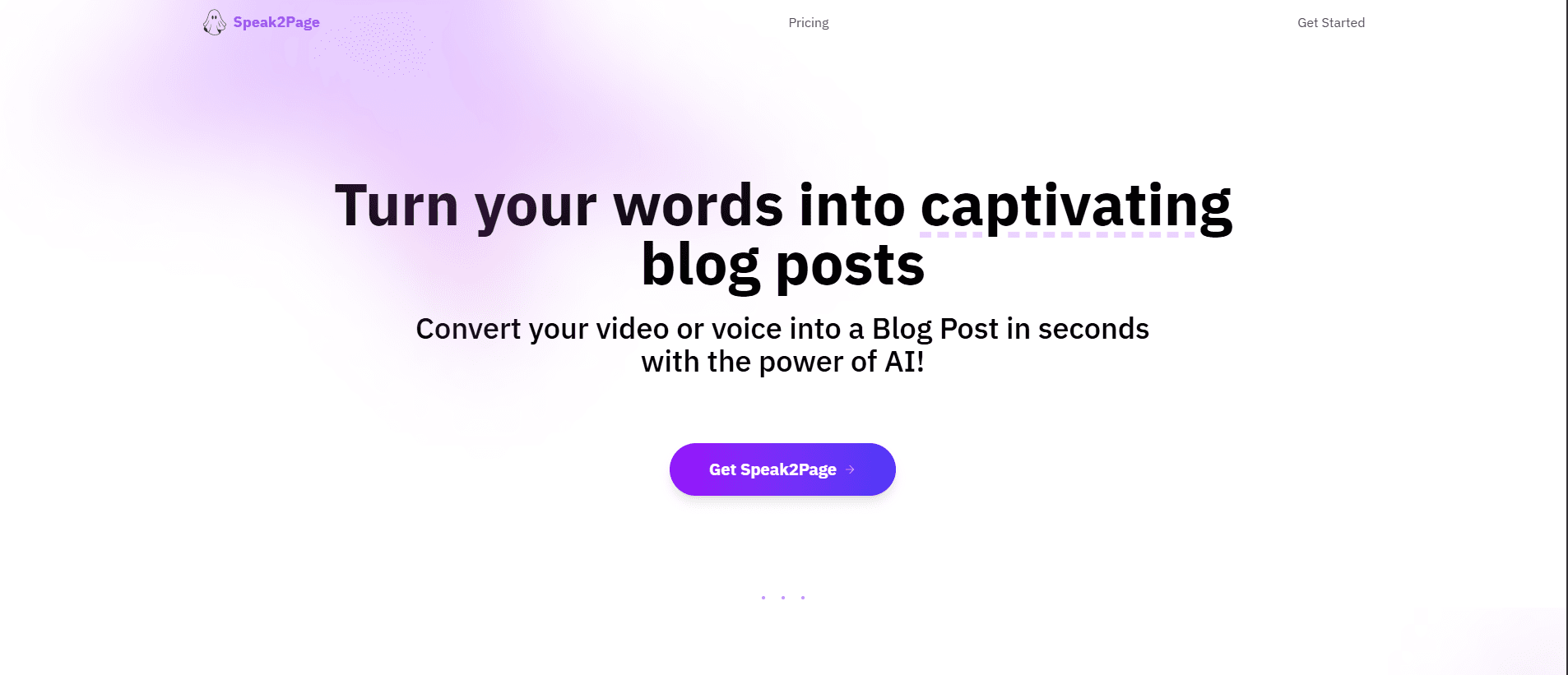 Speak2Page